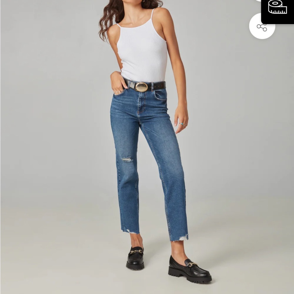 Lola Jeans Denver DIS / Dim Sky high rise straight jeans